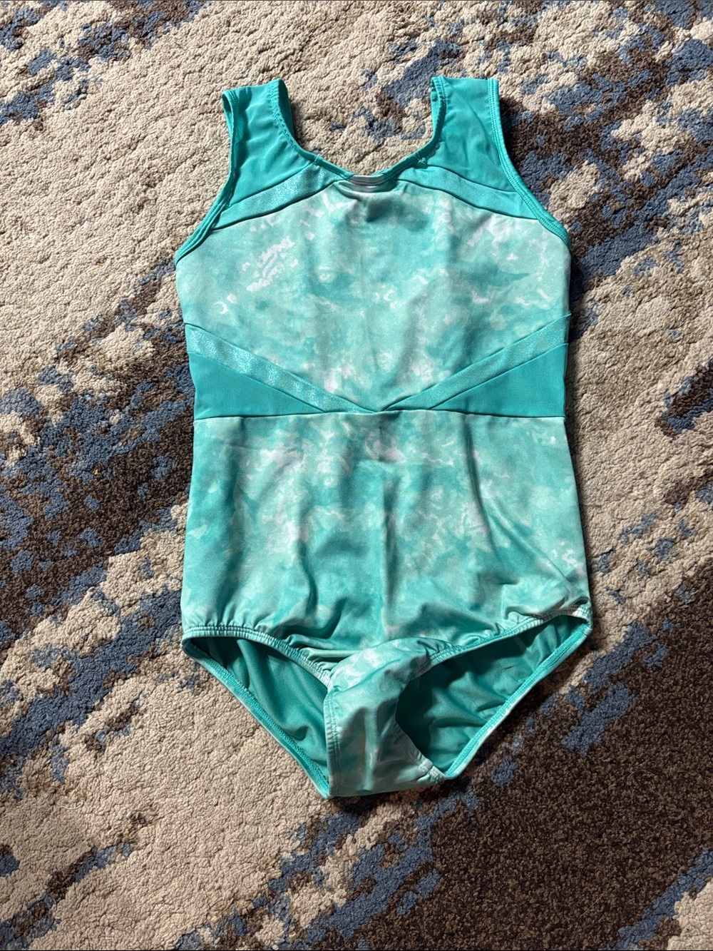 Cat & Jack Aqua Marble leotard